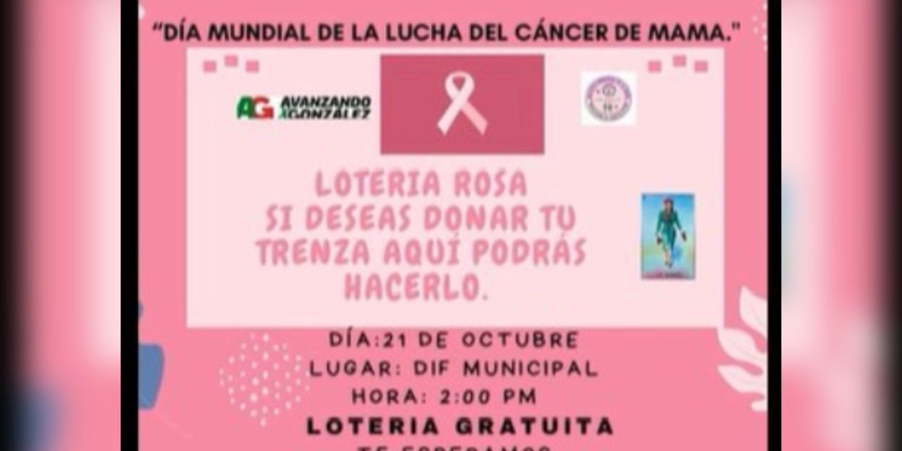 PREPARA ALEJANDRO GONZÁLEZ LOTERIA ROSA EN DOCTOR GONZÁLEZ