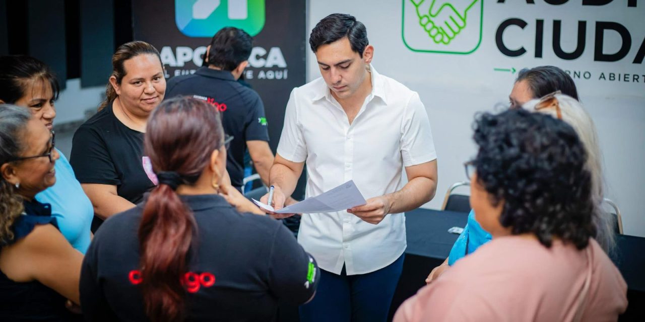 CÉSAR GARZA ESCUCHA DE CERCA A LOS APODACENSES EN AUDIENCIA CIUDADANA
