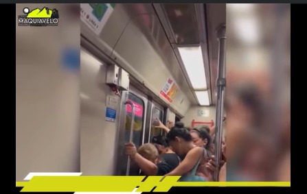 EN NL SEREMOS MUNDIALISTAS… PERO CON UN METRO QUE LLUEVE ¡ADENTRO DE SUS VAGONES!