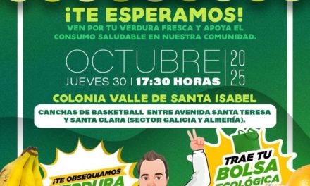 HÉCTOR DE LA GARZA ACERCA “MI CANASTA VERDE” A FAMILIAS DE JUÁREZ