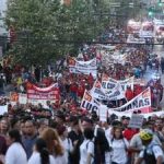 CIERRAN CALLES EN EL CENTRO DE MONTERREY POR MARCHA DEL 2 DE OCTUBRE