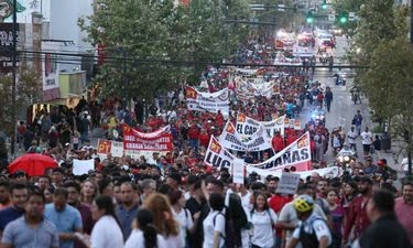 CIERRAN CALLES EN EL CENTRO DE MONTERREY POR MARCHA DEL 2 DE OCTUBRE
