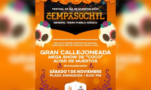 DAVID SÁNCHEZ INVITA AL “FESTIVAL DÍA DE MUERTOS 2025” EN GENERAL TERÁN