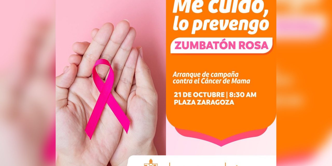 DAVID SÁNCHEZ Y ANA CECILIA GARCÍA INVITAN AL “ZUMBATÓN ROSA” EN GENERAL TERÁN PARA FOMENTAR LA PREVENCIÓN DEL CÁNCER DE MAMA