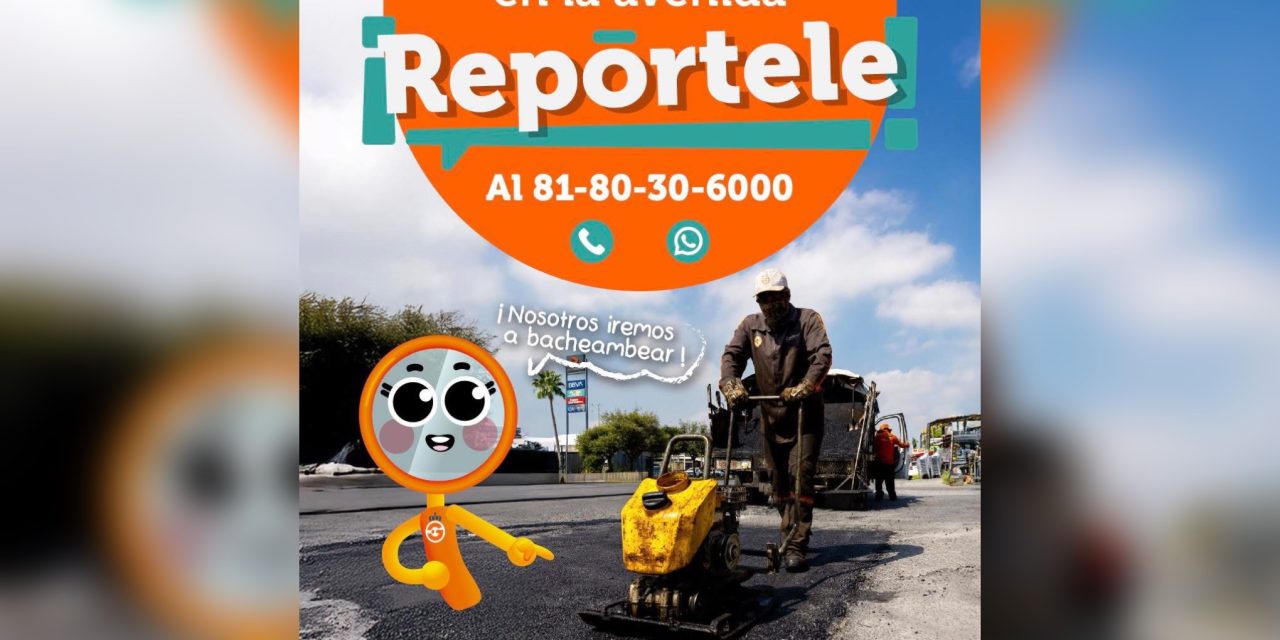HÉCTOR GARCÍA INVITA A REPORTAR BACHES PARA ACELERAR SU REPARACIÓN EN GUADALUPE