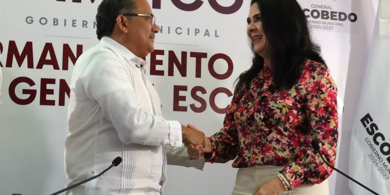 ANDRÉS MIJES Y MÓNICA VILLARREAL FORMALIZAN ALIANZA ENTRE ESCOBEDO Y TAMPICO