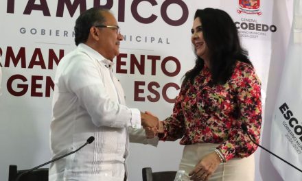 ANDRÉS MIJES Y MÓNICA VILLARREAL FORMALIZAN ALIANZA ENTRE ESCOBEDO Y TAMPICO
