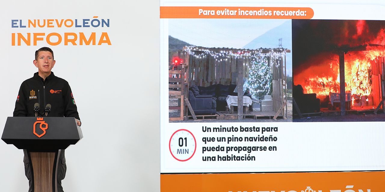 ERIK CAVAZOS LLAMA A EXTREMAR CUIDADOS CON ADORNOS NAVIDEÑOS PARA PREVENIR INCENDIOS