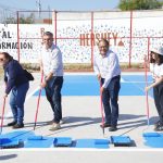 ANDRÉS MIJES REHABILITA PLAZA EN CONJUNTO CON HERSHEY’S Y HABITANTES DE VILLAS DE SAN FRANCISCO