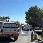 PROTECCIÓN CIVIL SANTIAGO ATIENDE DERRAME DE MIEL SOBRE LA CARRETERA NACIONAL