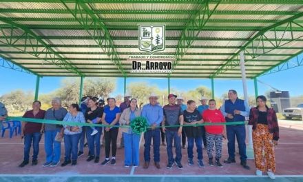 JUAN JOSÉ VARGAS ROSALES ENTREGA OBRA DE GRAN BENEFICIO EN EL MUNICIPIO DE DOCTOR ARROYO