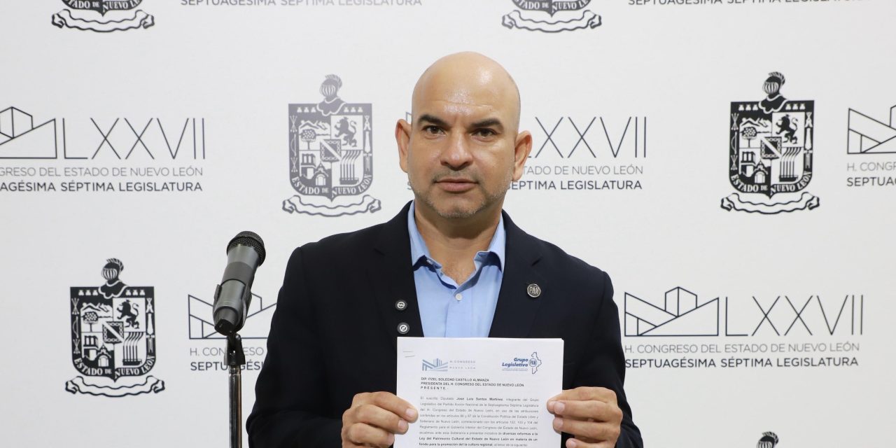 JOSÉ LUIS SANTOS IMPULSA CREACIÓN DE FONDO ESTATAL PARA CULTURA REGIONAL