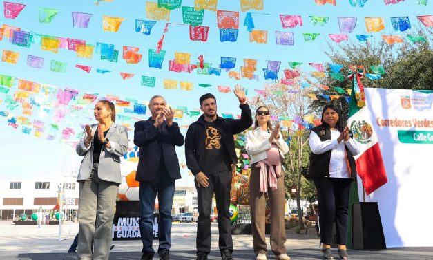 HÉCTOR GARCÍA INAUGURA CORREDOR VERDE EN GUADALUPE JUNTO A SAMUEL GARCÍA