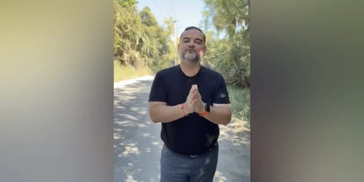 CARLOS RODRÍGUEZ “EL CUATE” REHABILITA CARRETERA CHIHUAHUITA EN CADEREYTA