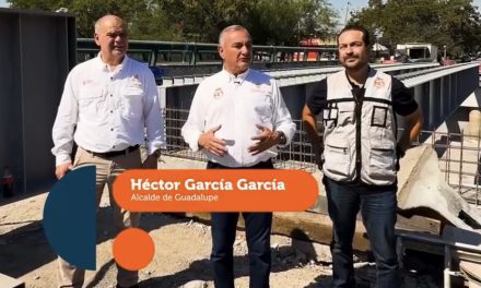 GOBIERNO DE GUADALUPE ANUNCIA AVANCE DEL 65% EN LA CONSTRUCCIÓN DEL NUEVO PUENTE VEHICULAR