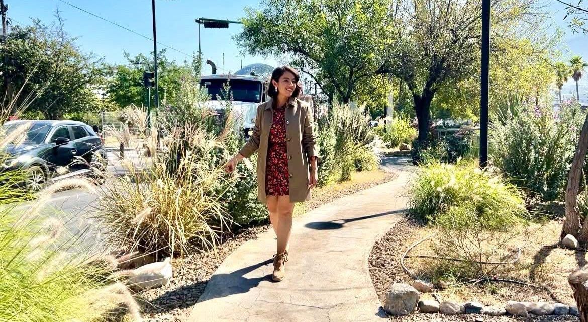 JESÚS NAVA RECONOCE A ARQUITECTA POR IMPULSAR JARDÍN NATURISTA EN SANTA CATARINA