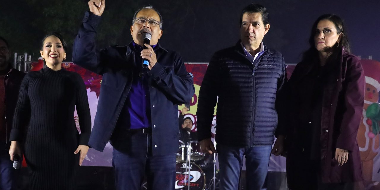 ANDRÉS MIJES ENCIENDE EL ESPÍRITU NAVIDEÑO CON MACRO PINO Y FESTEJOS COMUNITARIOS