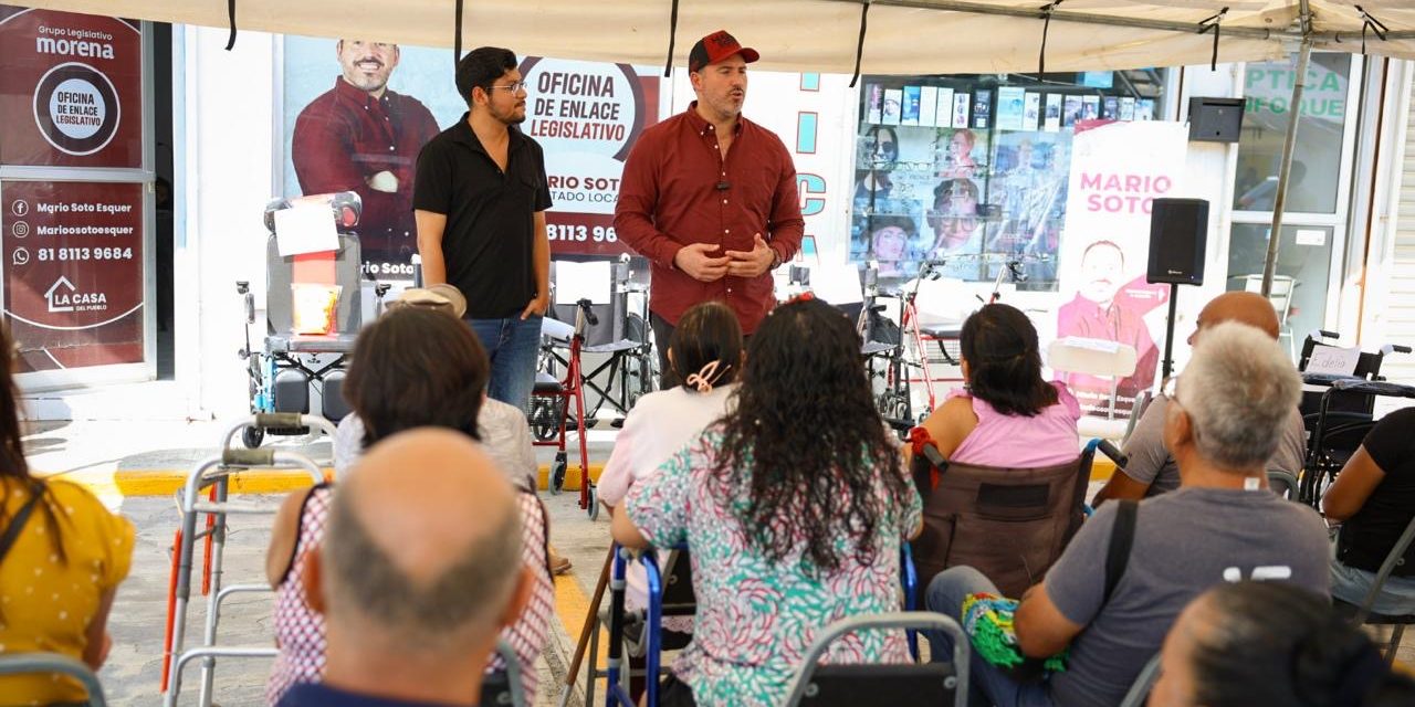 MARIO SOTO DESPLIEGA OPERATIVO DE APOYOS DE MOVILIDAD Y ALIMENTOS EN GARCÍA