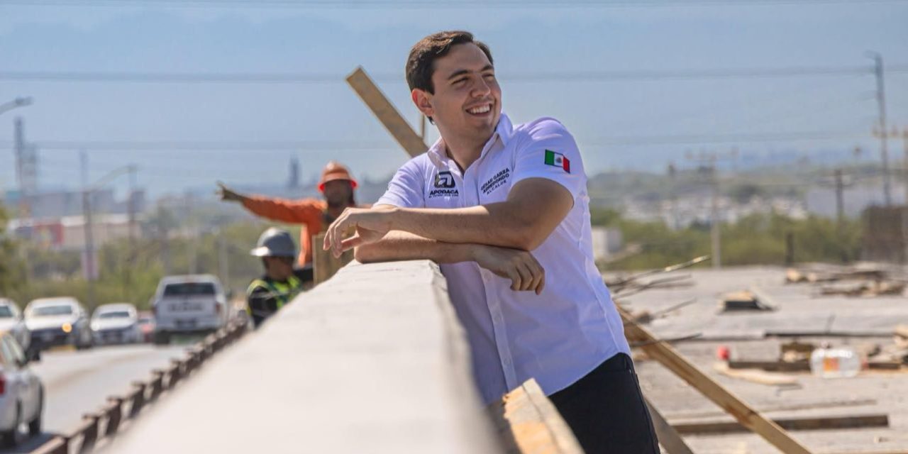 CÉSAR GARZA ARREDONDO IMPULSA OBRAS PARA MEJORAR LA MOVILIDAD EN APODACA