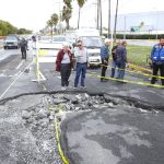 ESCOBEDO AVANZA EN REPARACIÓN DE COLAPSO QUE AFECTA DOS CARRILES EN MANUEL L. BARRAGÁN
