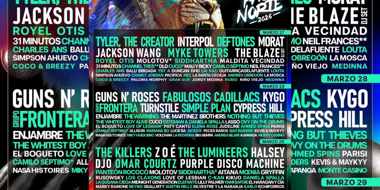 TYLER, THE CREATOR, GUNS N’ ROSES Y THE KILLERS LIDERAN EL TECATE PAL NORTE 2026