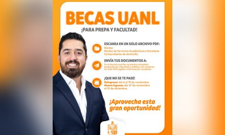DAVID SÁNCHEZ APOYA A ESTUDIANTES DE PREPA Y FACULTAD DE LA UANL CON BECAS