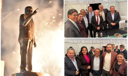 DEVELAN ESTATUA DE PEDRO TRETO CISNEROS FRENTE AL ESTADIO DE SULTANES