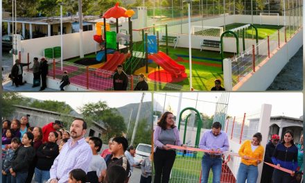 REYNALDO CANTÚ ENTREGA ÁREA DE CONVIVENCIA PARA FAMILIAS DE ABASOLO