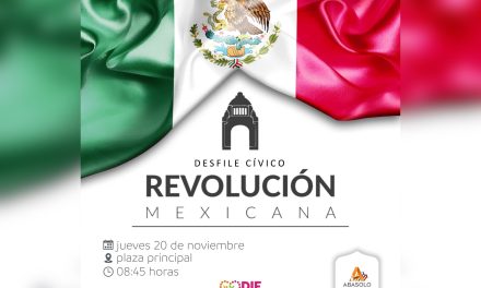 REYNALDO CANTÚ CONVOCA AL DESFILE CÍVICO POR EL ANIVERSARIO DE LA REVOLUCIÓN MEXICANA