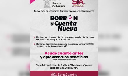 JESÚS NAVA IMPULSA DESCUENTOS NAVIDEÑOS EN PREDIAL CON “BORRÓN Y CUENTA NUEVA”