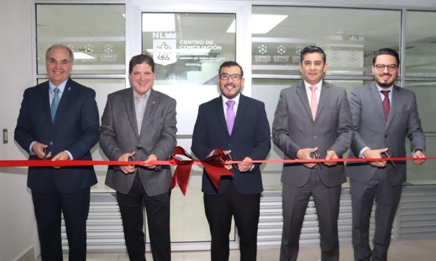FEDERICO ROJAS INAUGURA OFICINA DEL CENTRO DE CONCILIACIÓN LABORAL EN CANACO MONTERREY