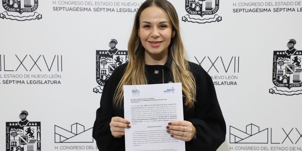 AILE TAMEZ PROPONE JUNTA DE GOBIERNO PARA SUPERVISAR AUTOPISTAS