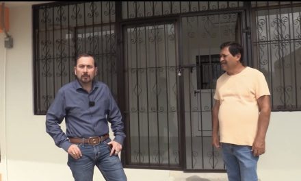 REYNALDO CANTÚ PRESENTA RECORRIDO POR LAS NUEVAS OFICINAS DE OBRAS PÚBLICAS EN ABASOLO
