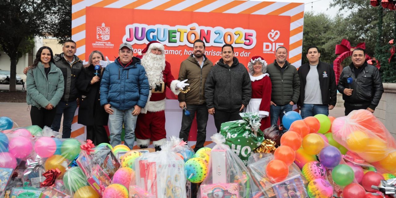 DAVID SÁNCHEZ AGRADECE A LA CIUDADANÍA SU APORTACIÓN EN EL JUGUETÓN 2025 EN GENERAL TERÁN