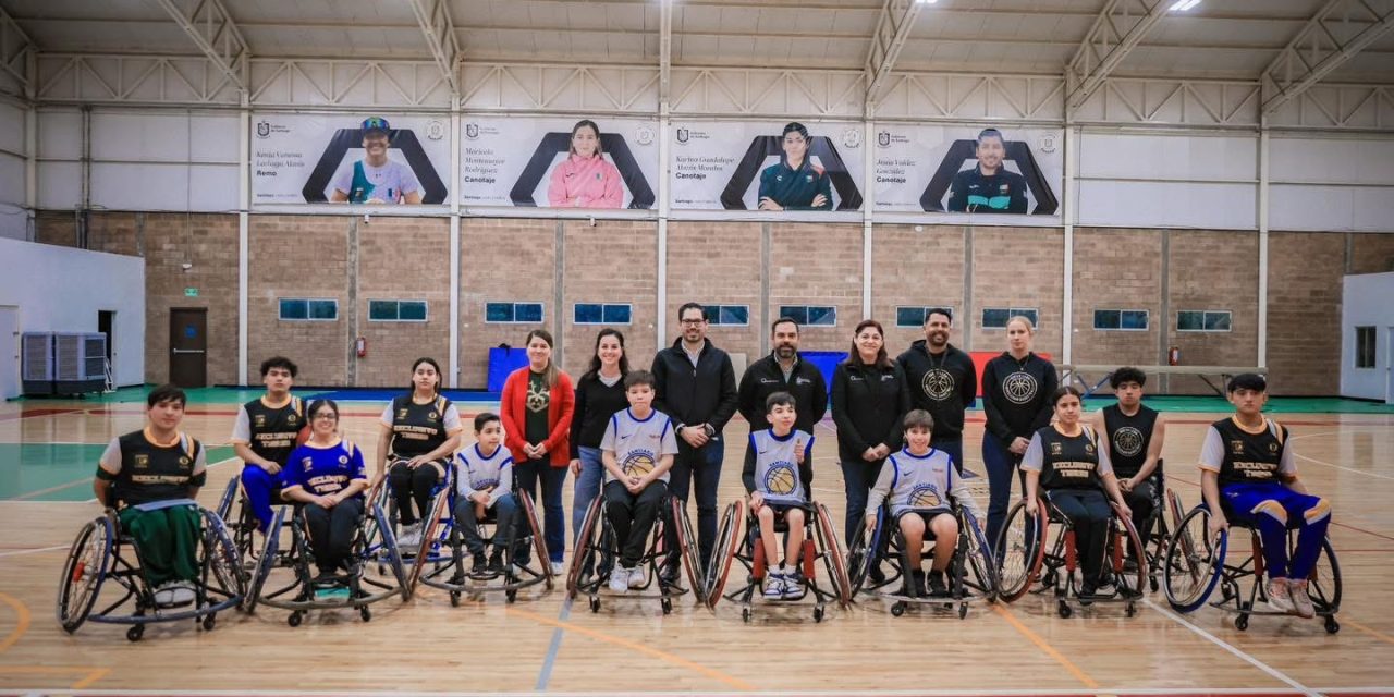 DAVID DE LA PEÑA CONVOCA A FAMILIAS Y ATLETAS EN EVENTO DE BASQUETBOL SOBRE SILLA DE RUEDAS