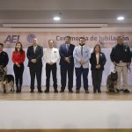 FISCALÍA GENERAL DE JUSTICIA DESPIDE A AGENTES CANINOS EN CEREMONIA DE JUBILACIÓN