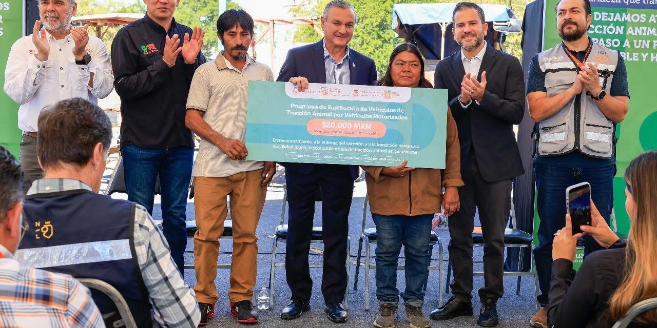 HÉCTOR GARCÍA ENCABEZA TRANSICIÓN HISTÓRICA HACIA EL FIN DE LA TRACCIÓN ANIMAL EN GUADALUPE
