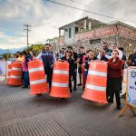 DAVID DE LA PEÑA ENTREGA NUEVA VIALIDAD DE CONCRETO EN EL YERBANIZ