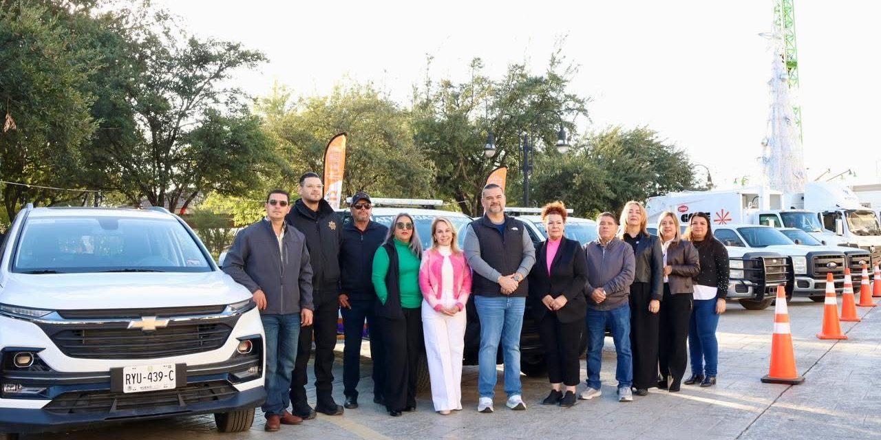 CARLOS RODRÍGUEZ “EL CUATE” REFUERZA SERVICIOS MUNICIPALES CON NUEVAS UNIDADES EN CADEREYTA