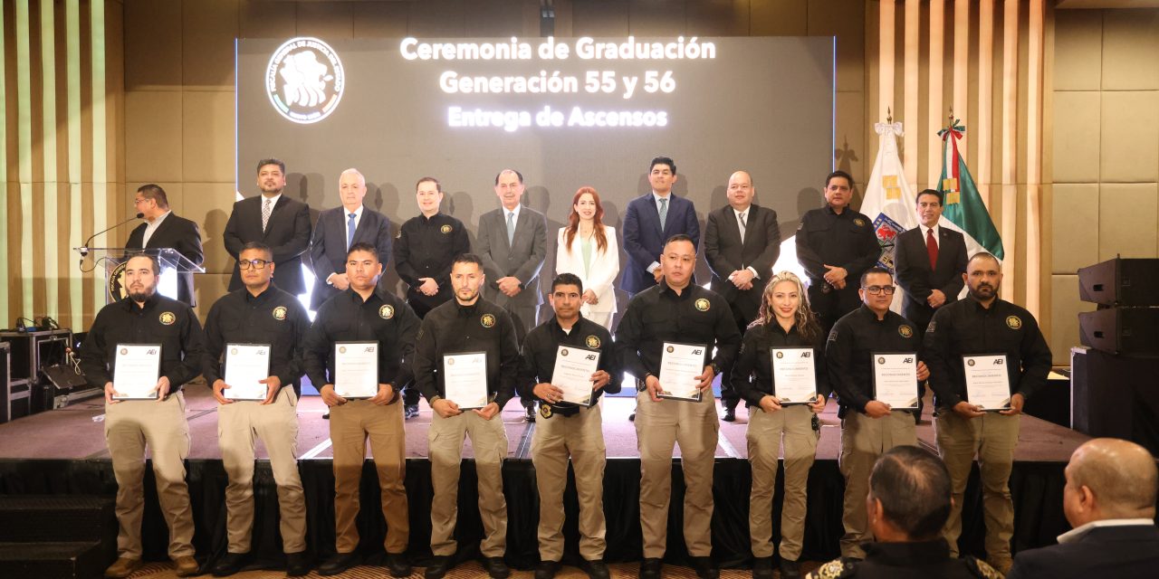 AEI REFUERZA SU ESTRUCTURA CON GRADUACIÓN DE AGENTES Y NUEVOS ASCENSOS