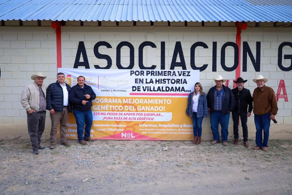MELISA PEÑA RESALTA BENEFICIOS DEL CANJE DE SEMENTALES PARA GANADEROS DE VILLALDAMA