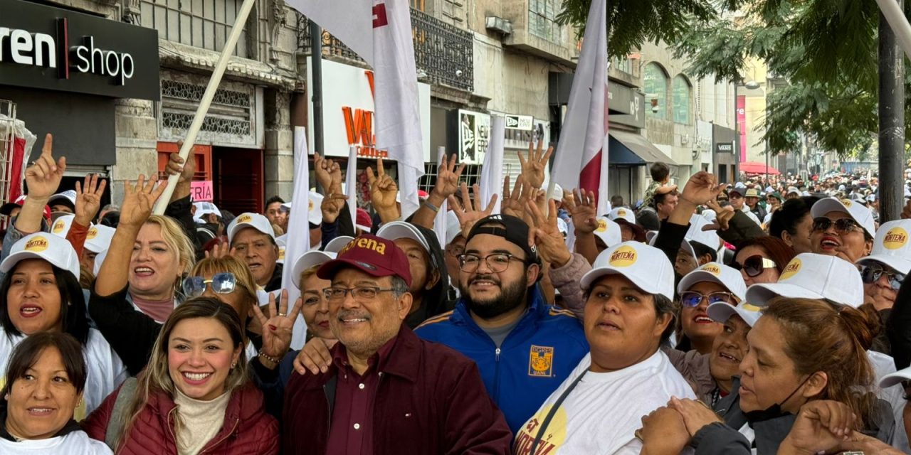 ANDRÉS MIJES Y ANYLÚ BENDICIÓN SE UNEN A LA CONVOCATORIA MASIVA DE SHEINBAUM EN EL ZÓCALO