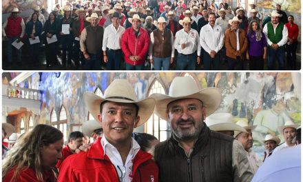 JOSÉ LUIS GARZA OCHOA Y JAVIER CABALLERO ACOMPAÑAN TOMA DE PROTESTA DE COMITÉS DE LA CNC EN NUEVO LEÓN