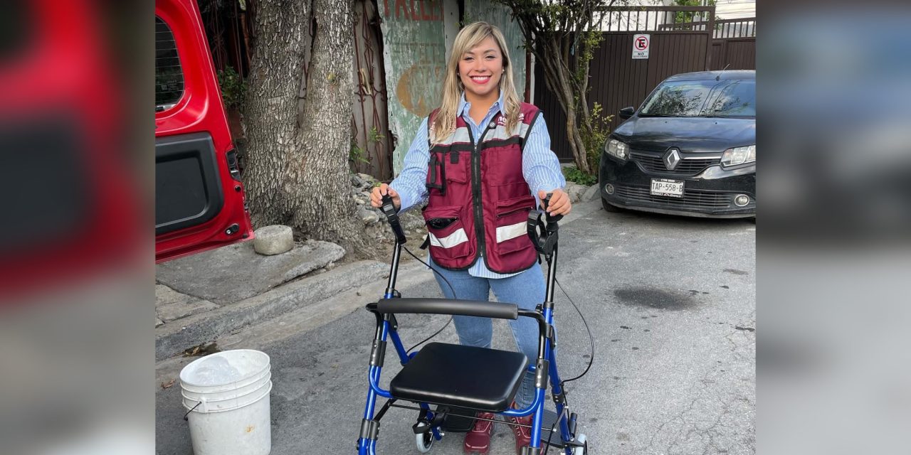 ANYLÚ BENDICIÓN HERNÁNDEZ REAFIRMA COMPROMISO SOCIAL CON PERSONAS ADULTAS MAYORES EN ESCOBEDO