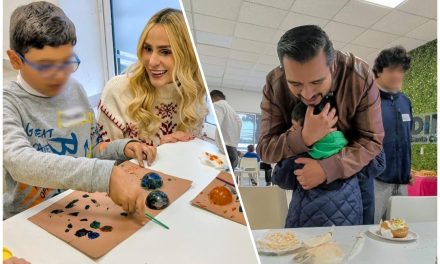 JESÚS NAVA Y PAOLA GARCÍA PROMUEVEN INCLUSIÓN CON TALLER NAVIDEÑO PARA MENORES CON AUTISMO