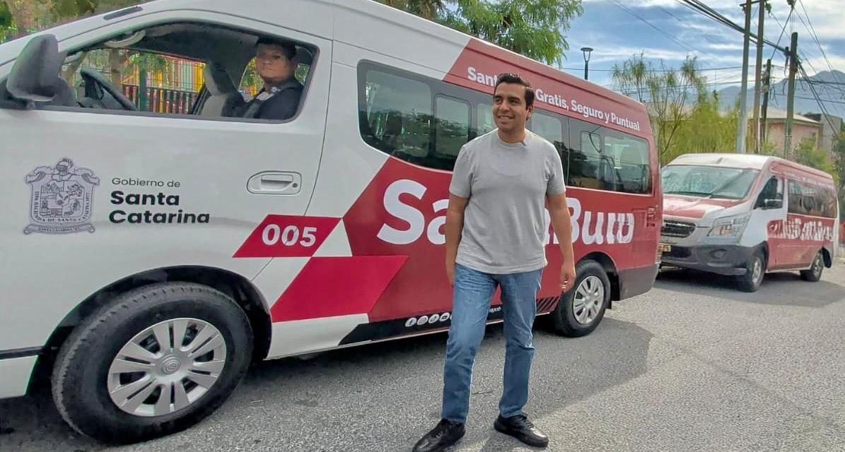 ANUNCIA JESÚS NAVA MÁS UNIDADES DEL SANTA BUS