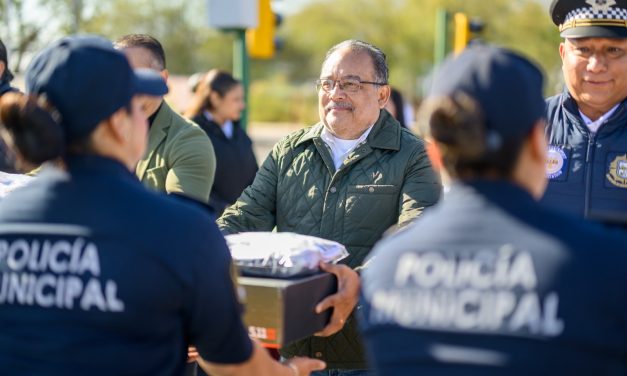 ANDRÉS MIJES RESPALDA EL MODELO DE SEGURIDAD MUNICIPAL CON NUEVO EQUIPAMIENTO