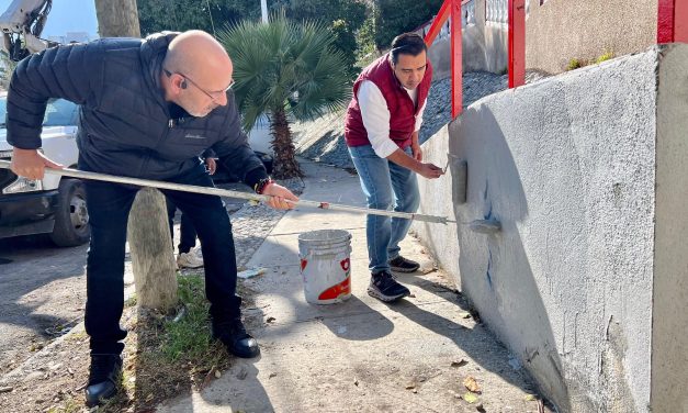 JESÚS NAVA RIVERA Y MARCIAL HERRERA COORDINAN TRABAJOS DE LIMPIEZA Y MANTENIMIENTO