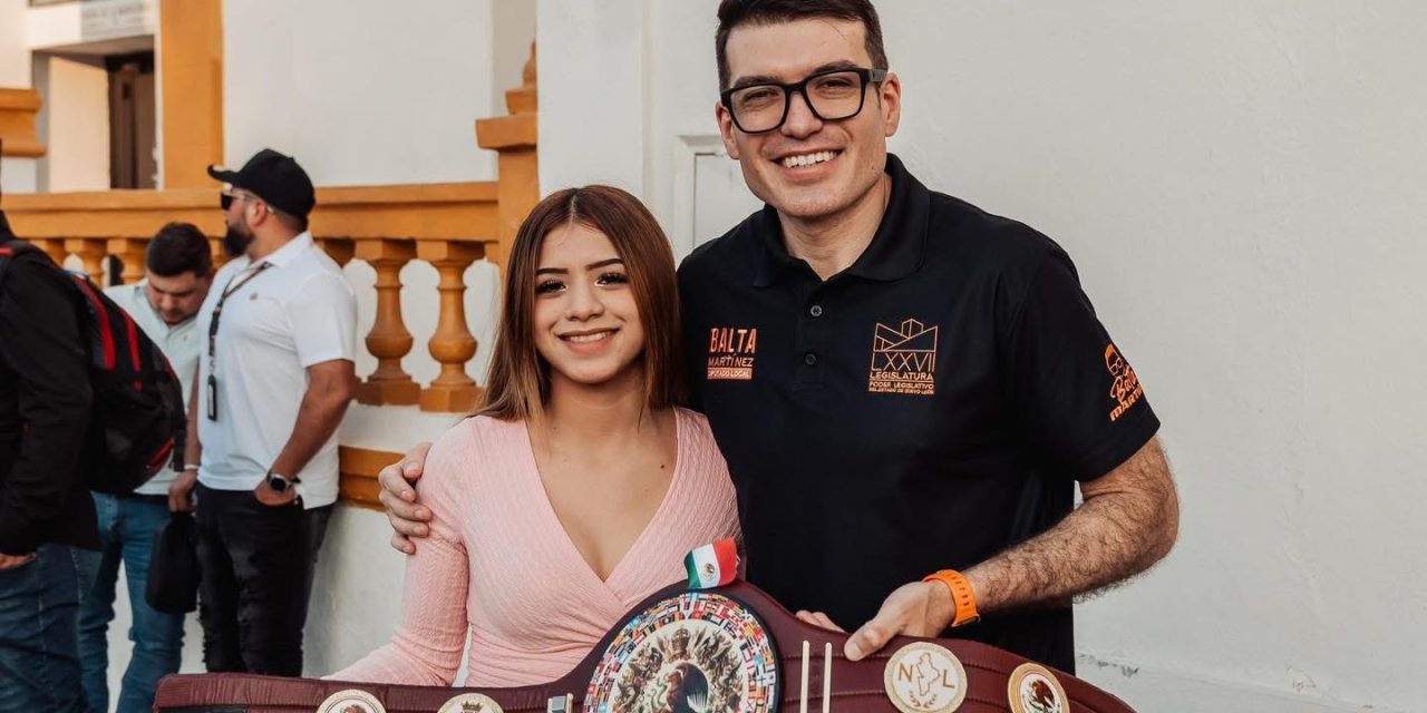 BALTAZAR MARTÍNEZ RÍOS RECIBE RECONOCIMIENTO QUE REFLEJA SU RESPALDO AL DEPORTE