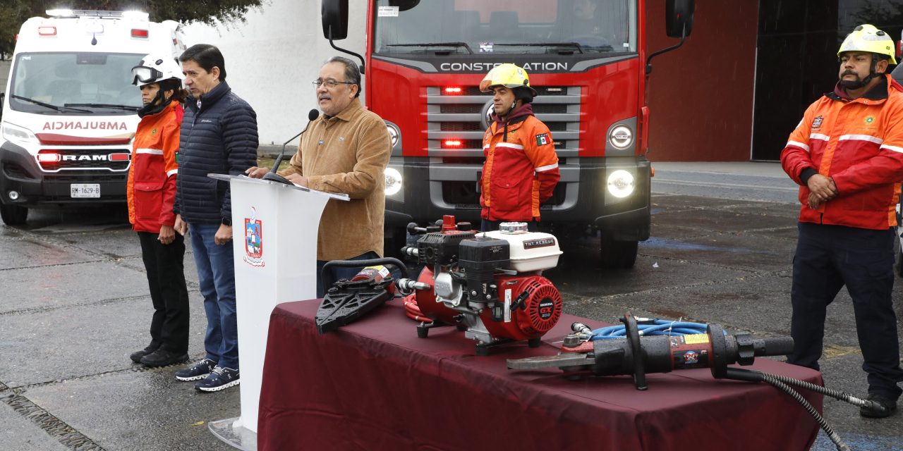 ANDRÉS MIJES FORTALECE A PROTECCIÓN CIVIL CON NUEVA INVERSIÓN EN ESCOBEDO